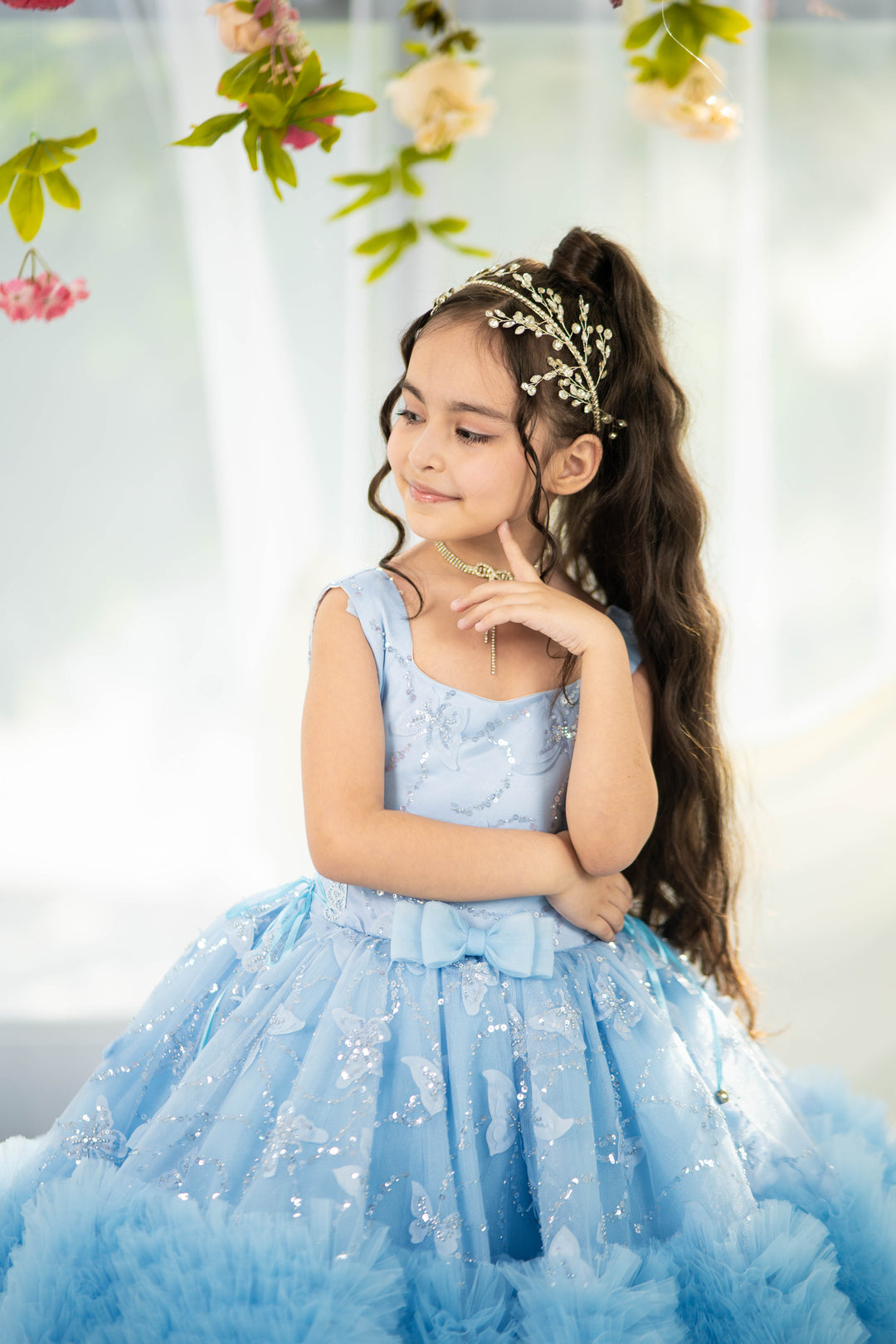 Birthday girl dress,Girls formal dress, First Baby Birthday Party Dress, Princess Girl Gown, Pageant Toddler Special Occasion Dress, White Luxury Christmas Pageant gown, Flower girl dress, red couture, Junior Bridesmaid dress, Maxi Prom Dress Ball Gown with Train,Baby Girl Princess Dress, stylish children&