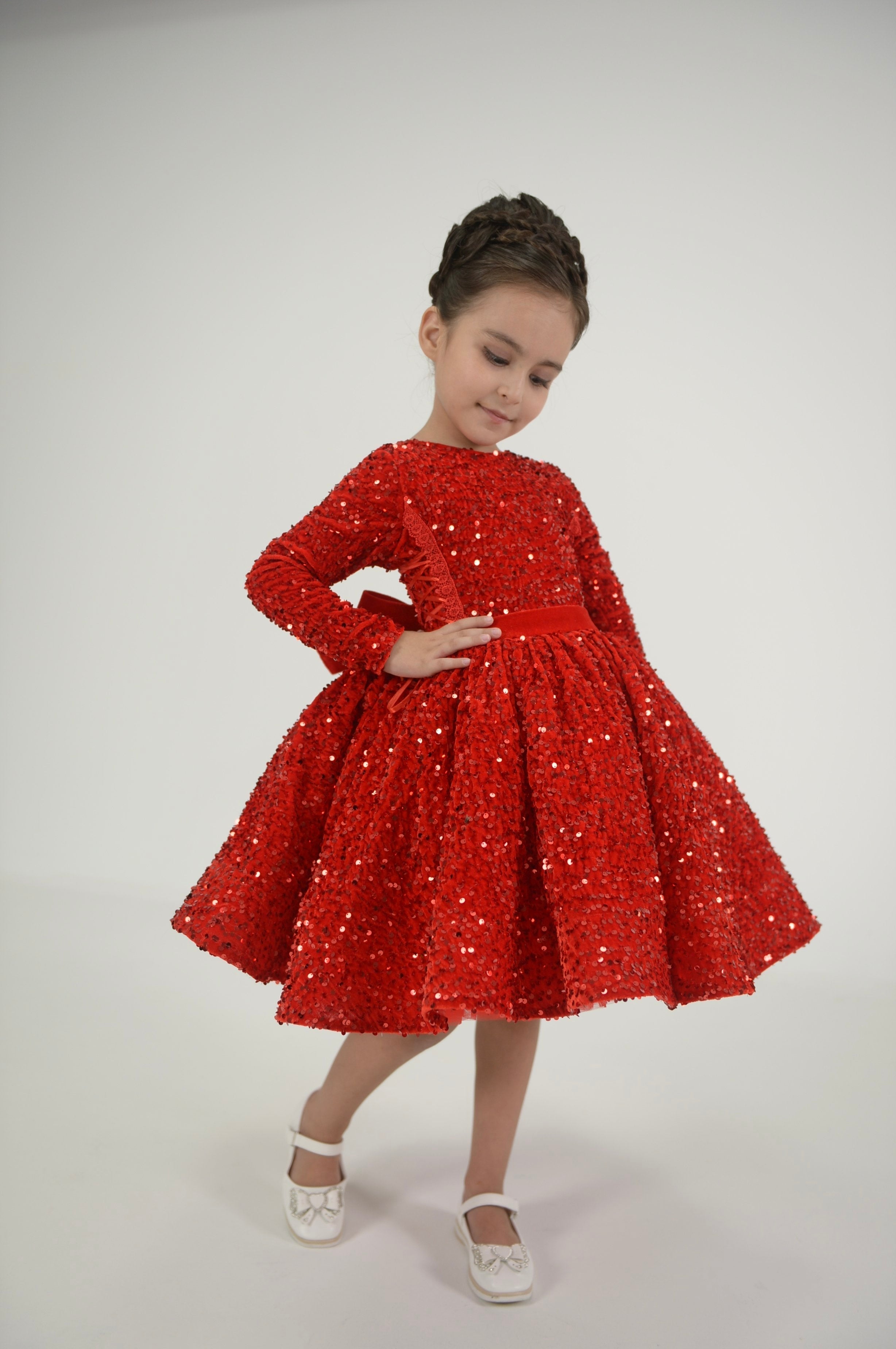 Birthday Dress For Girl (Sizes 1-4, Pink, In Stock)