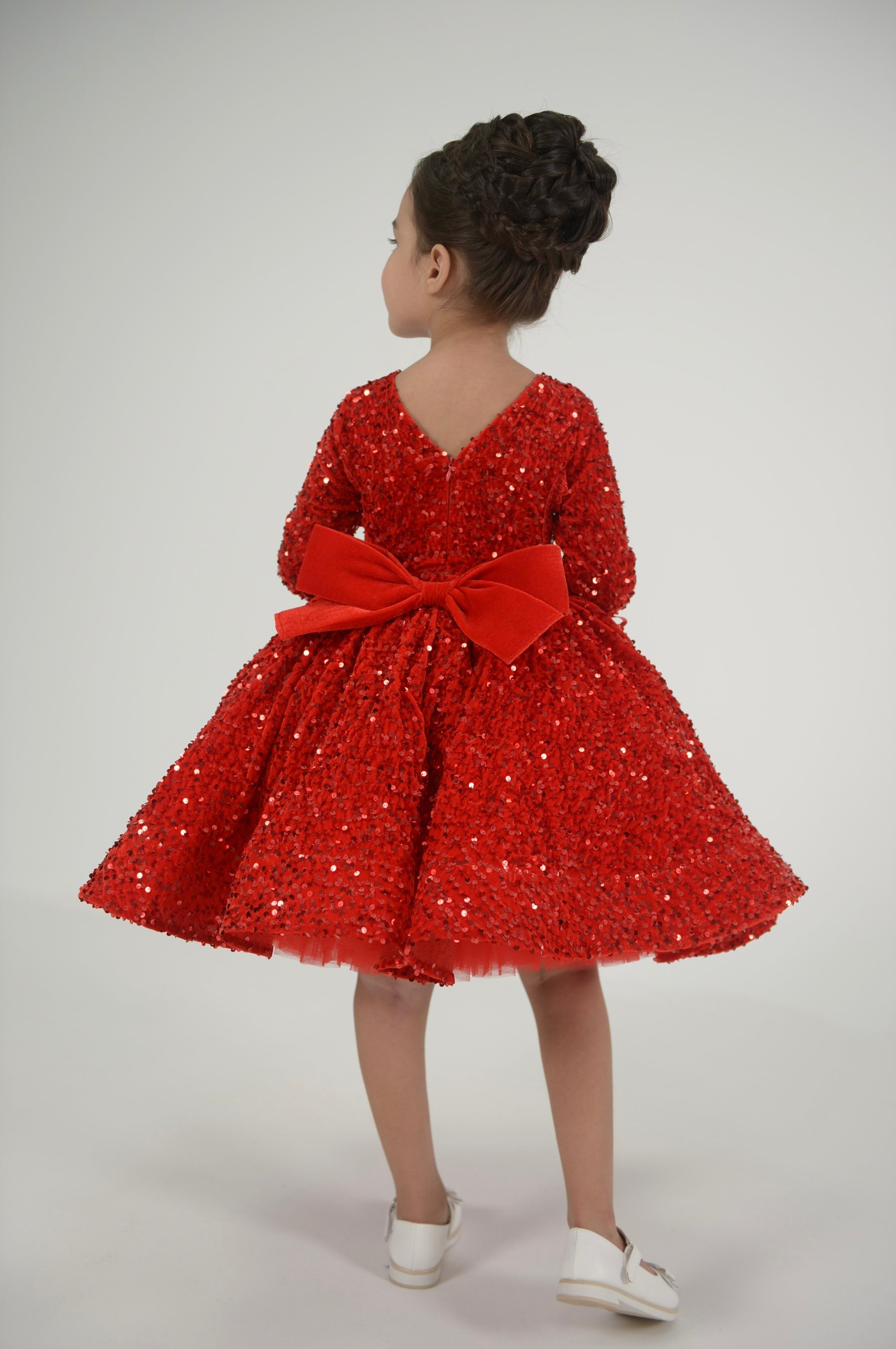 Birthday Dress For Girl (Sizes 1-4, Pink, In Stock)