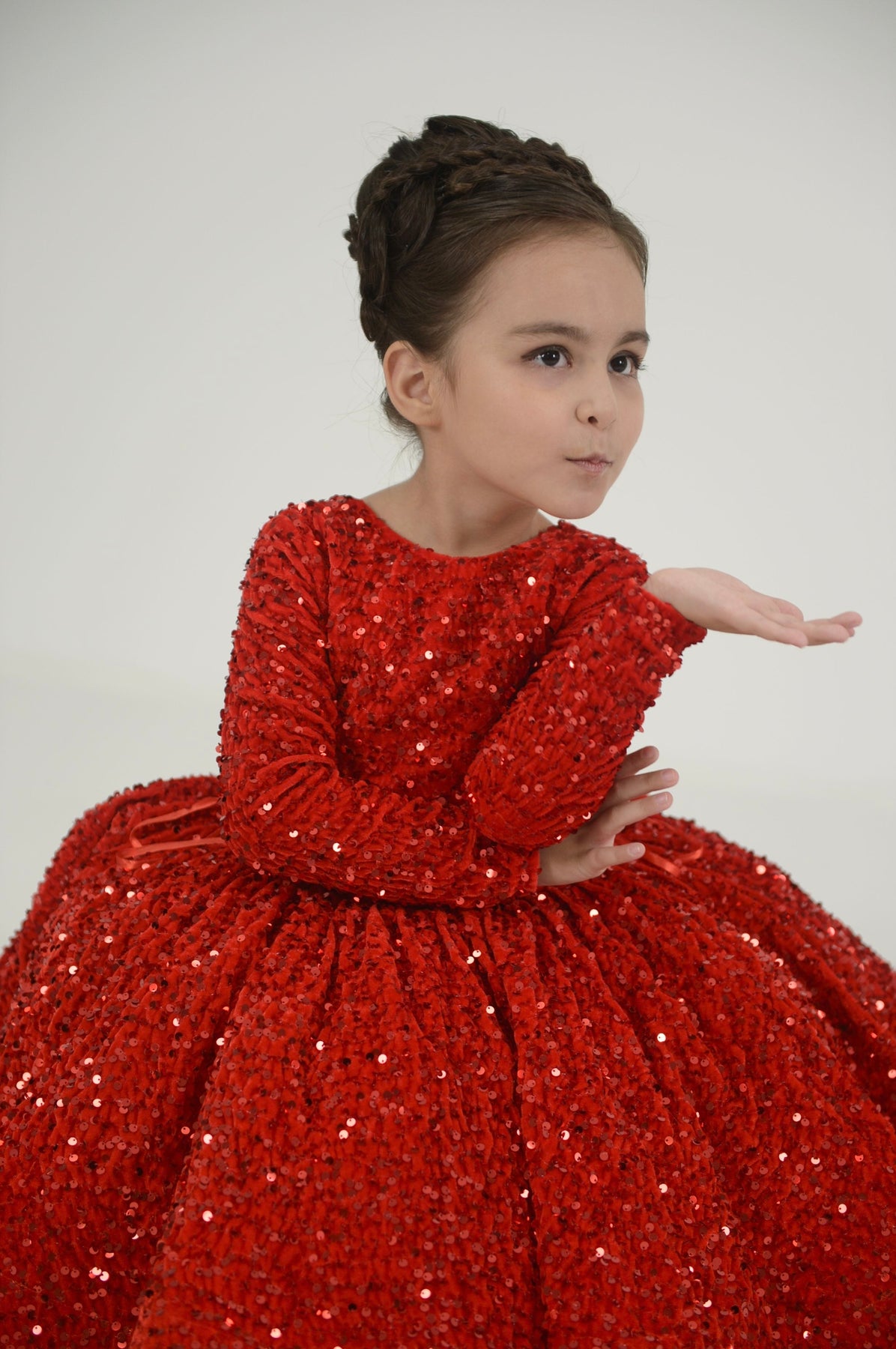 Princess Dress/Girls Holiday Dresses/Baby Girl Christmas Dress – The Dress Kingdom
