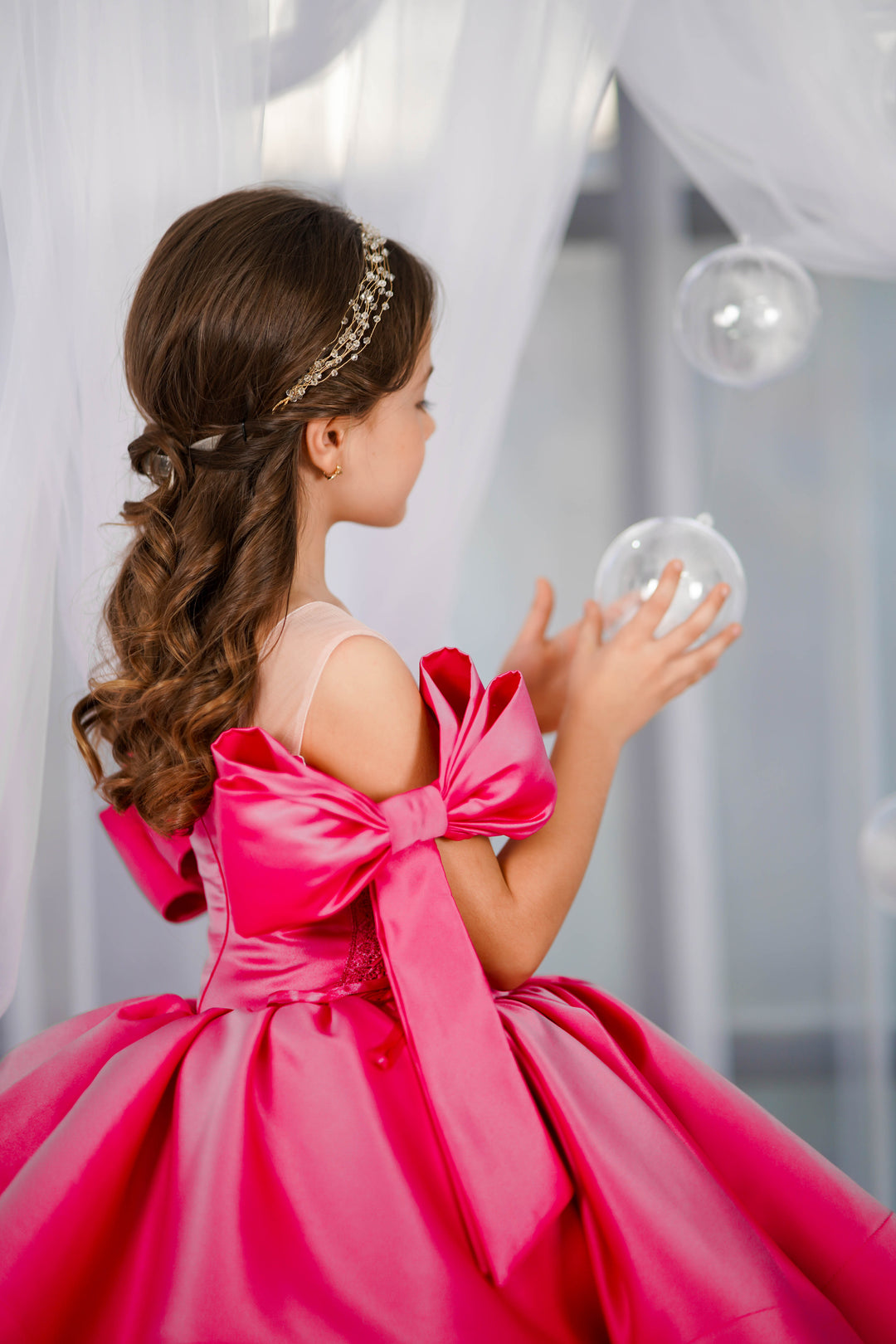 Birthday girl dress,Girls formal dress, First Baby Birthday Party Dress, Princess Girl Gown, Pageant Toddler Special Occasion Dress, White Luxury Christmas Pageant gown, Flower girl dress, red couture, Junior Bridesmaid dress, Maxi Prom Dress Ball Gown with Train,Baby Girl Princess Dress, stylish children&