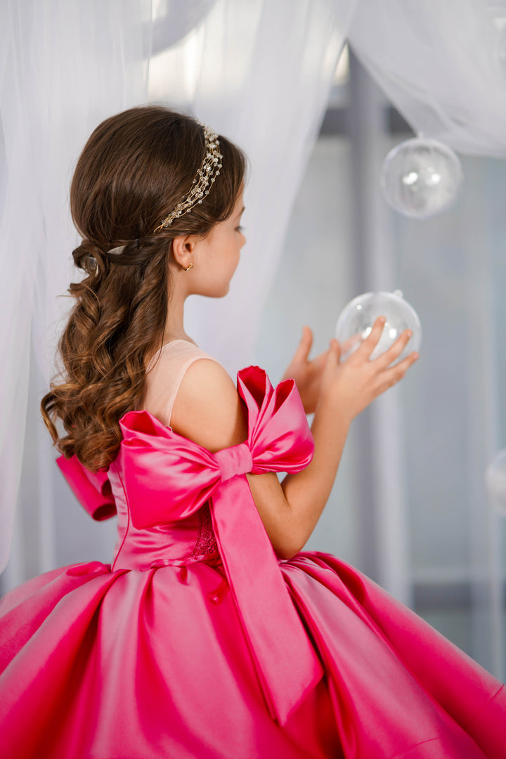 Birthday girl dress,Girls formal dress, First Baby Birthday Party Dress, Princess Girl Gown, Pageant Toddler Special Occasion Dress, White Luxury Christmas Pageant gown, Flower girl dress, red couture, Junior Bridesmaid dress, Maxi Prom Dress Ball Gown with Train,Baby Girl Princess Dress, stylish children&