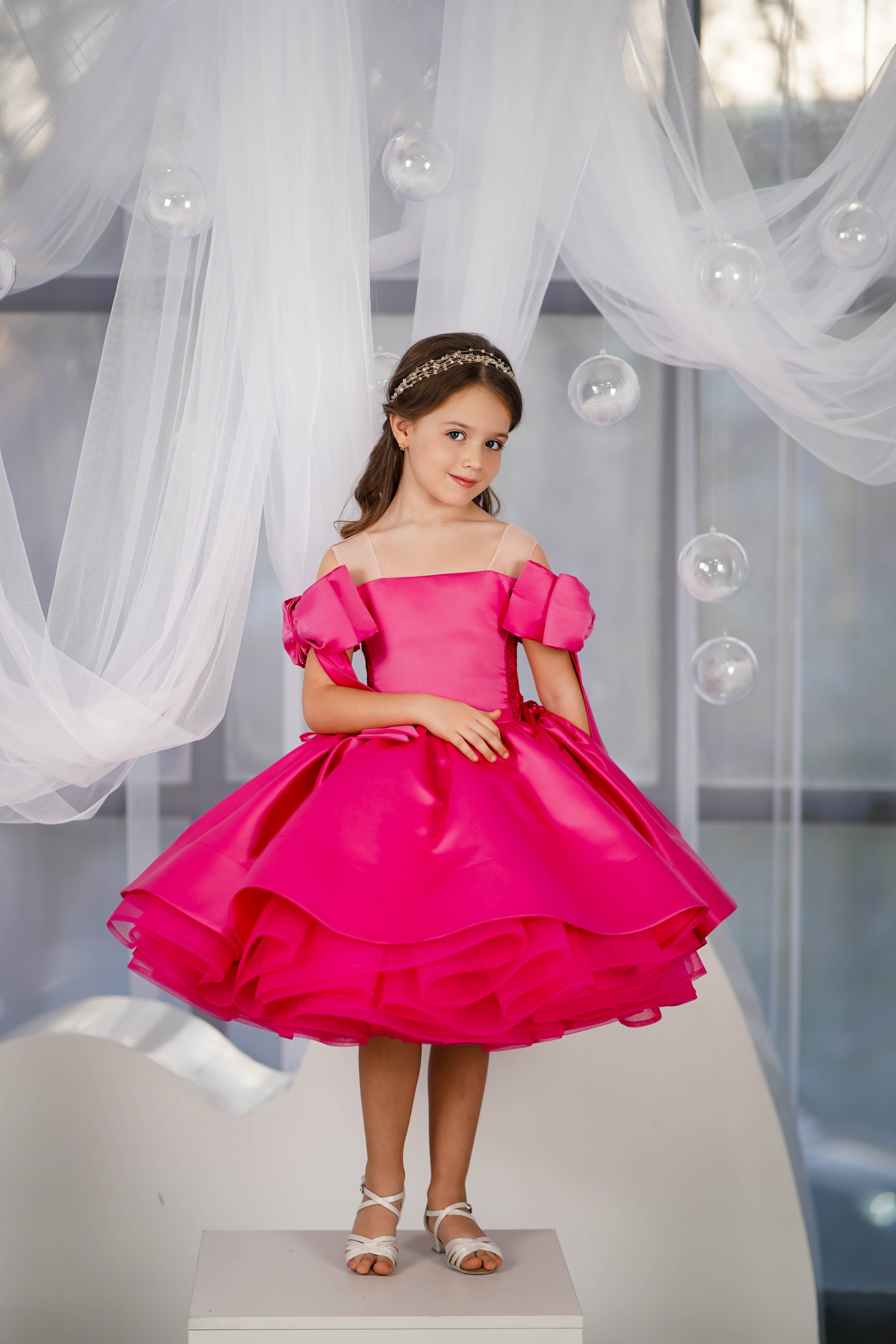 Special Occasion Dress (street sizes 5-6, 6-7, Pink, In Stock)