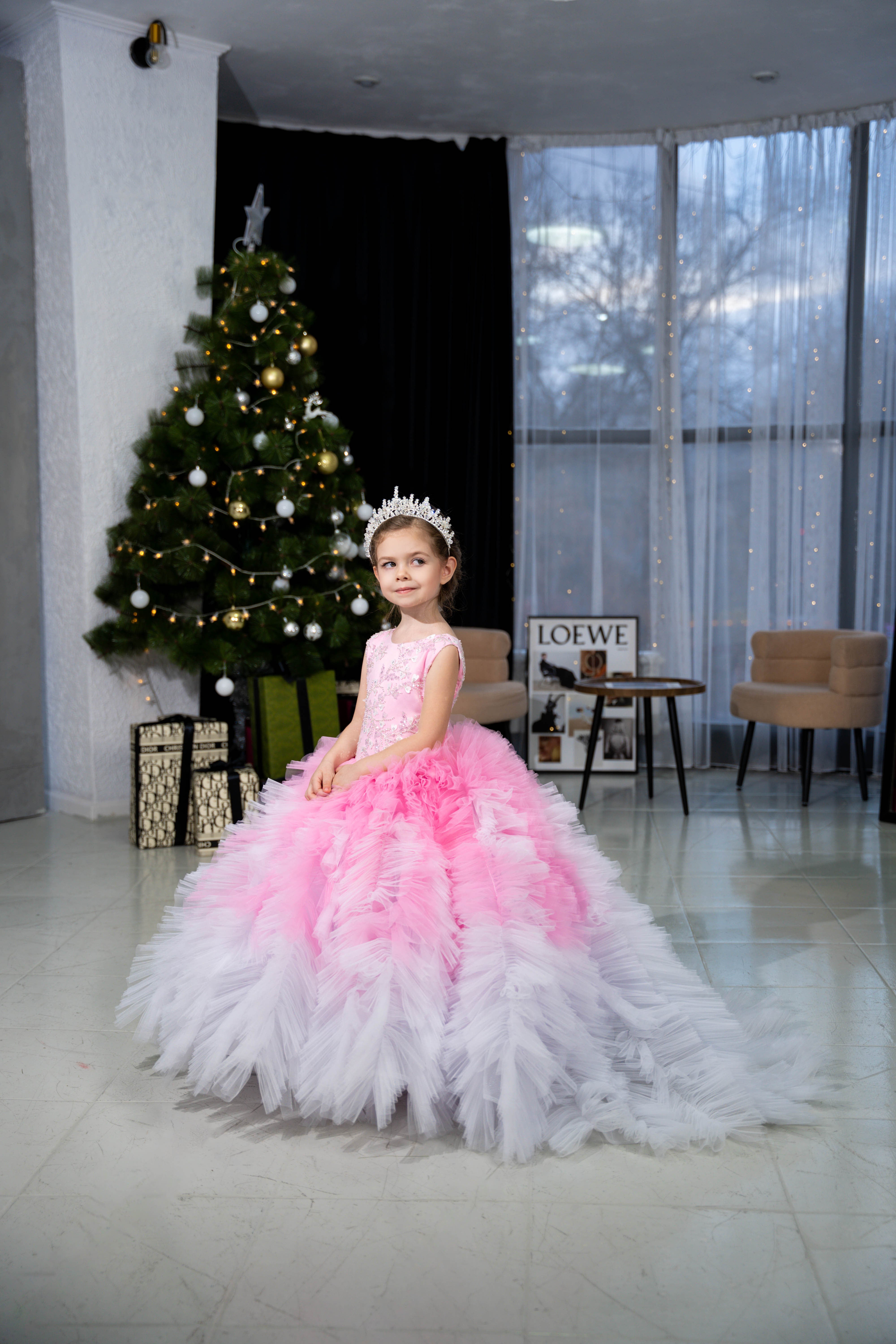 Christmas pageant gown, red couture dress, junior bridesmaid dress, maxi prom dress with train, baby princess dress, tulle pageant dress, special occasion dress for girls, ivory flower girl dress, white toddler flower girl dress, tutu dress, princess dress, tulle flower girl dress, pageant photoshoot dress, little girl party dress, toddler ball gown, elegant kids dress, girls' formal wear, girls' special event outfit, children's formal attire, kids' fancy dress, toddler party gown, adorable girls' clothing,