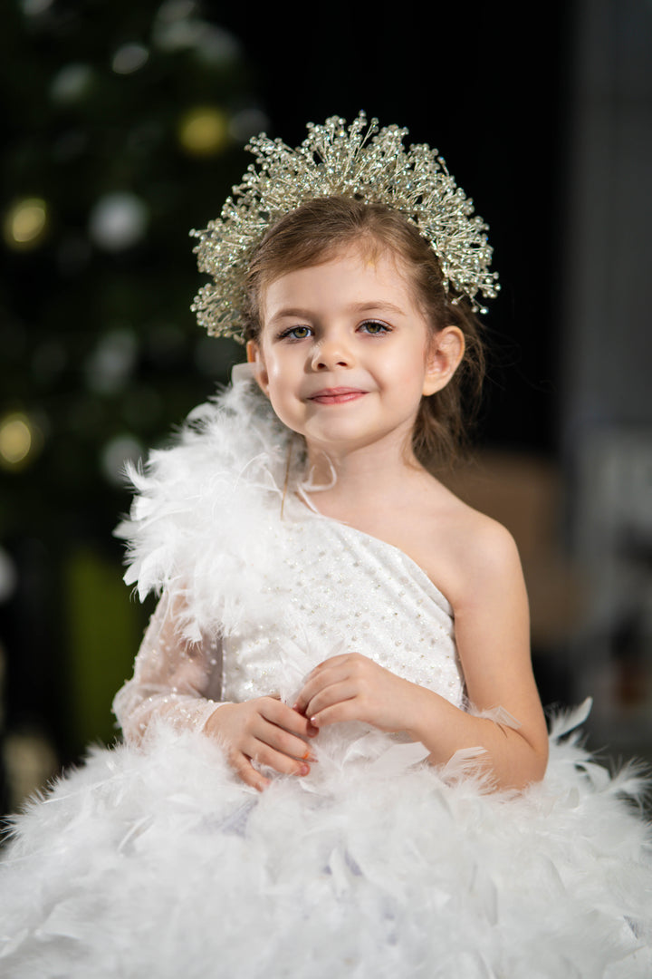 Birthday girl dress,Girls formal dress, First Baby Birthday Party Dress, Princess Girl Gown, Pageant Toddler Special Occasion Dress, White Luxury Christmas Pageant gown, Flower girl dress, red couture, Junior Bridesmaid dress, Maxi Prom Dress Ball Gown with Train,Baby Girl Princess Dress, stylish children&