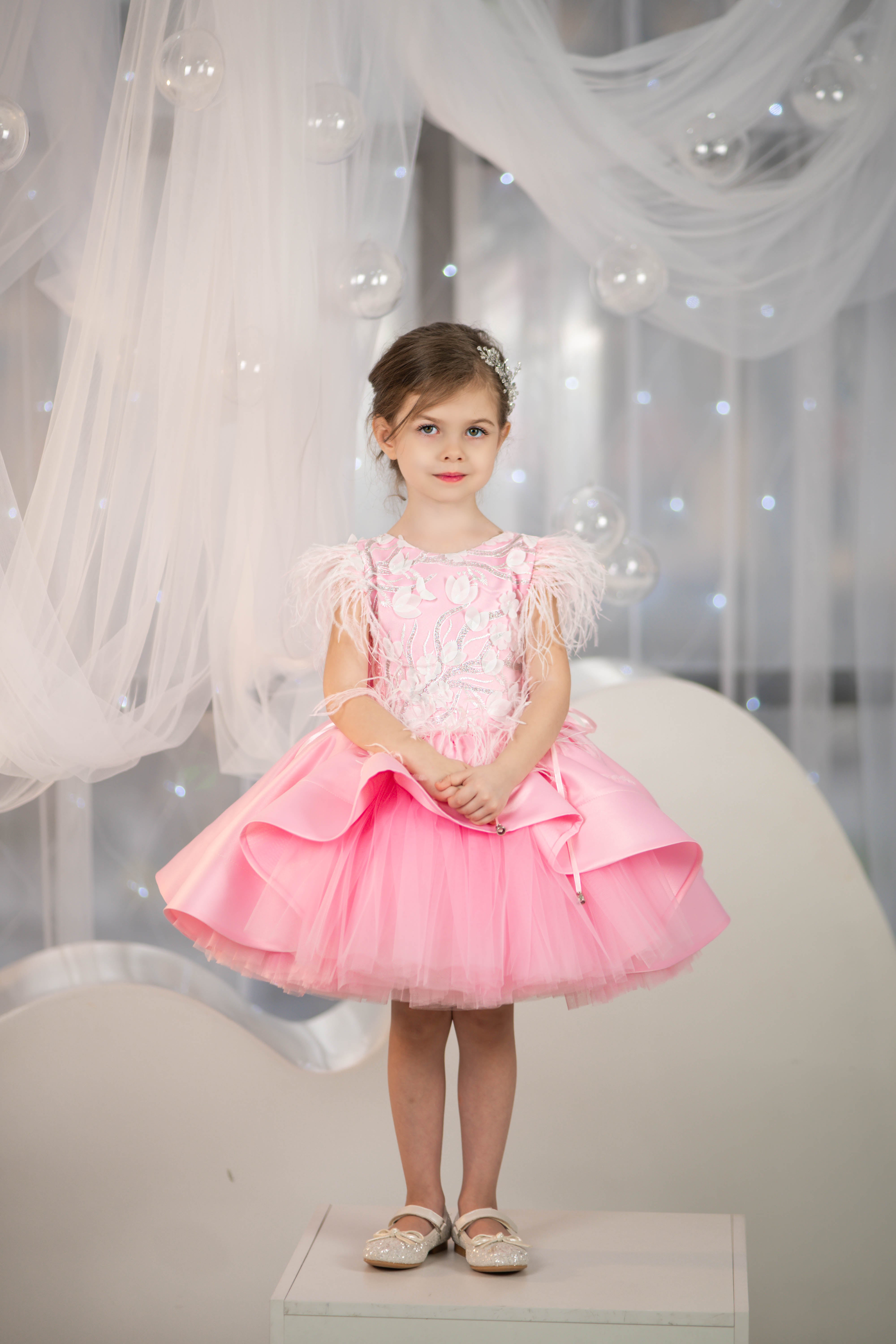 Special Occasion Dress For Girls (Size 3/4, Pink, In Stock)