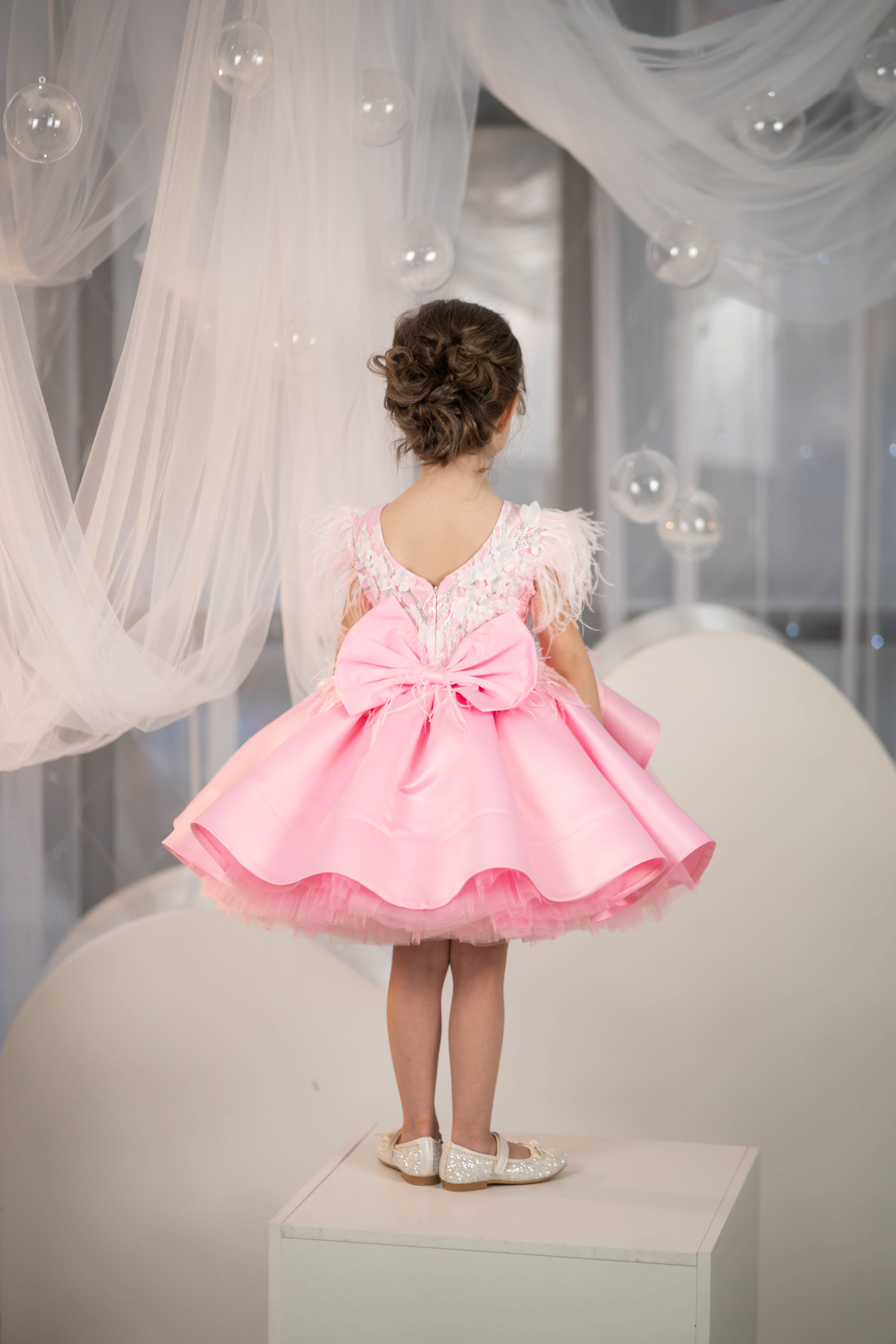 Special Occasion Dress For Girls (Size 3/4, Pink, In Stock)