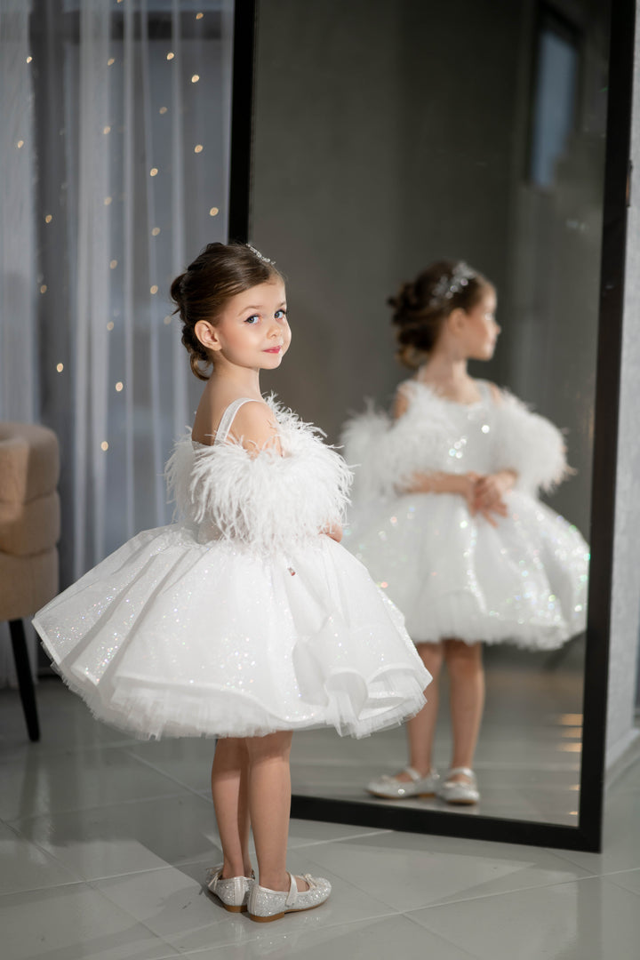 Birthday girl dress,Girls formal dress, First Baby Birthday Party Dress, Princess Girl Gown, Pageant Toddler Special Occasion Dress, White Luxury Christmas Pageant gown, Flower girl dress, red couture, Junior Bridesmaid dress, Maxi Prom Dress Ball Gown with Train,Baby Girl Princess Dress, stylish children&