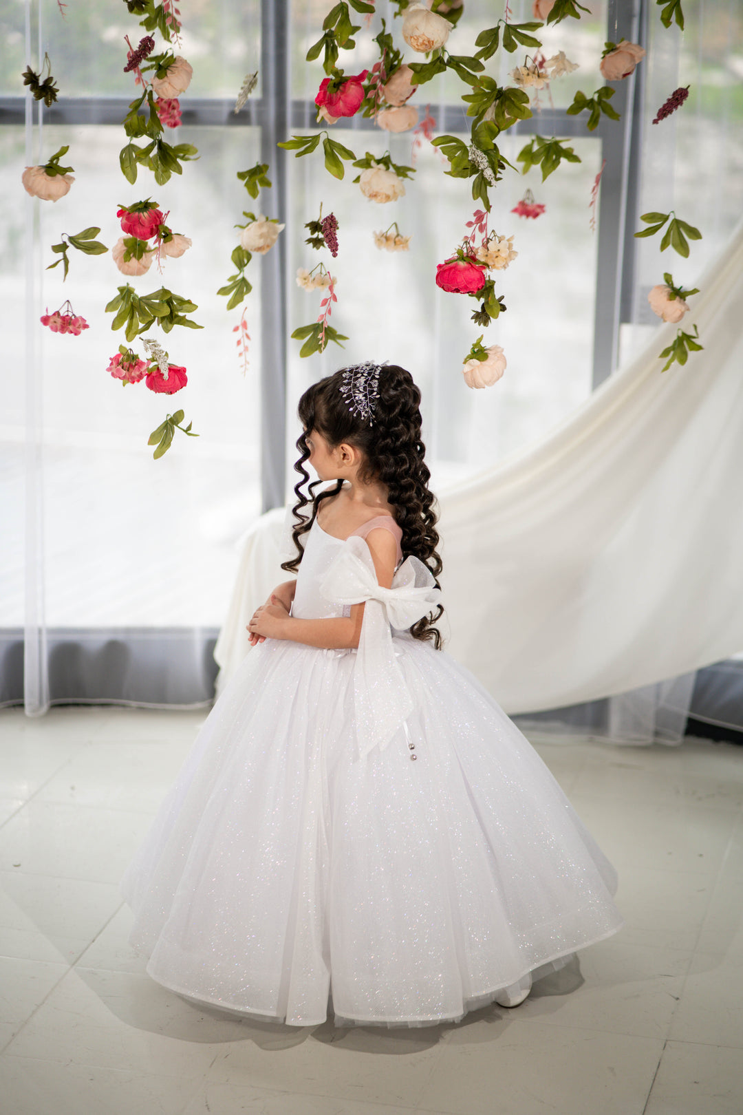 Christmas pageant gown, red couture dress, junior bridesmaid dress, maxi prom dress with train, baby princess dress, tulle pageant dress, special occasion dress for girls, ivory flower girl dress, white toddler flower girl dress, tutu dress, princess dress, tulle flower girl dress, pageant photoshoot dress, little girl party dress, little girl party dress, toddler ball gown, elegant kids dress, girls&