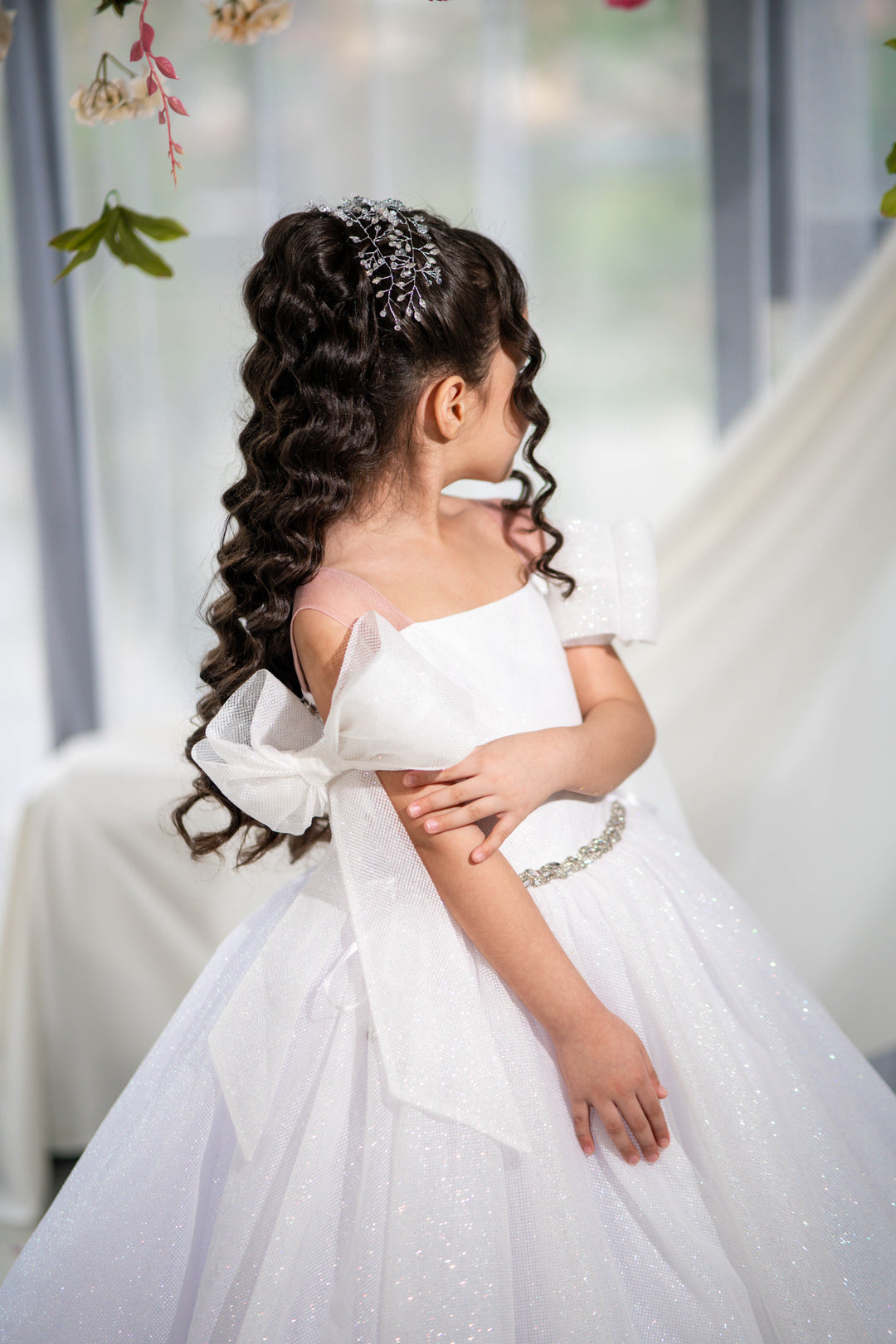 toddler ball gown, elegant kids dress, girls&