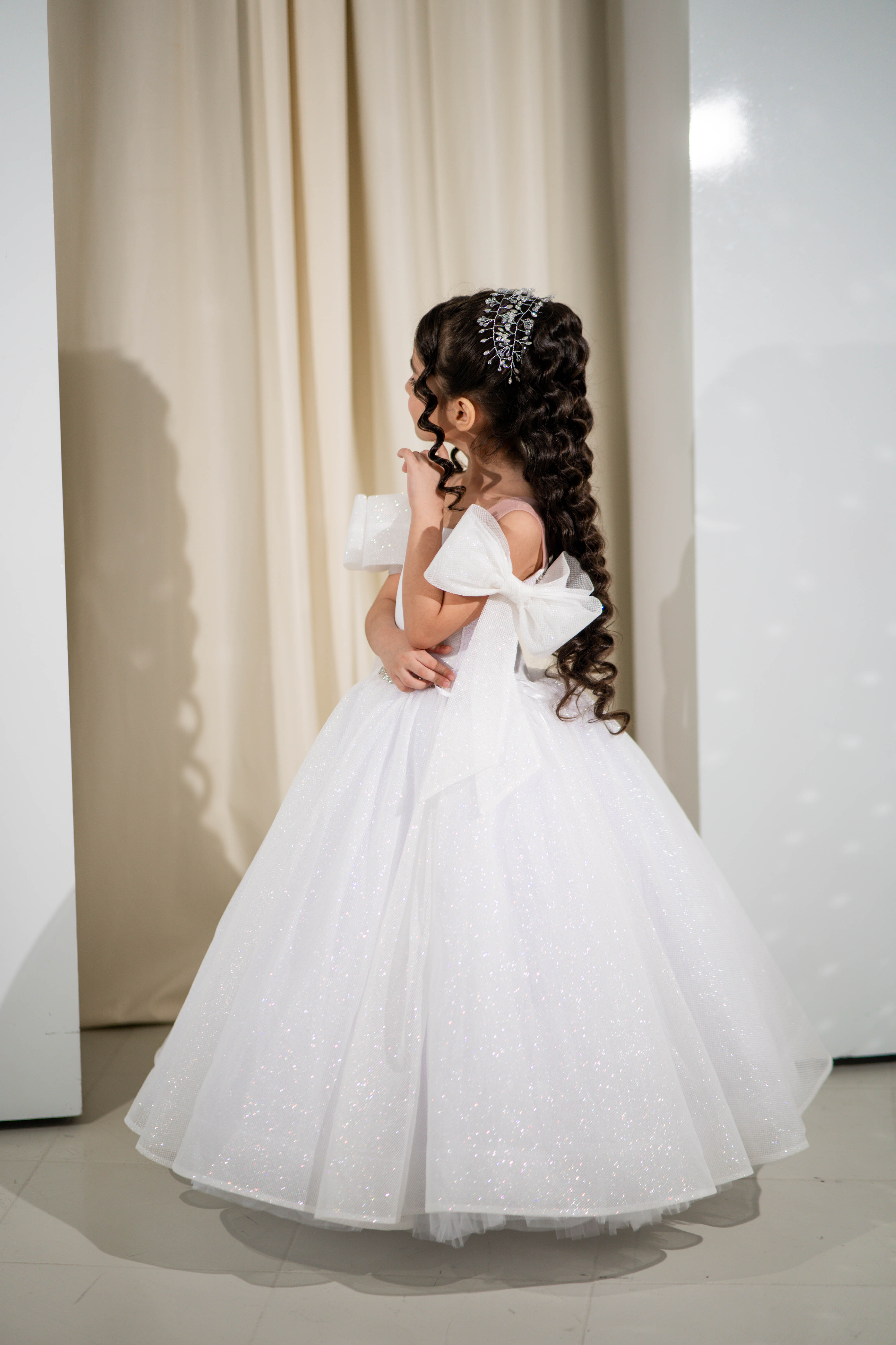 toddler ball gown, elegant kids dress, girls' formal wear, girls' special event outfit, children's formal attire, kids' fancy dress, toddler party gown, adorable girls' clothing, cute dress for girls, stylish children's fashion. Blush pink baby girl gown, first birthday party dress, gown with train for baby, fluffy dress for kids, tulle dress, long formal dress for girls, ball gown for girls, luxury dress for kids,