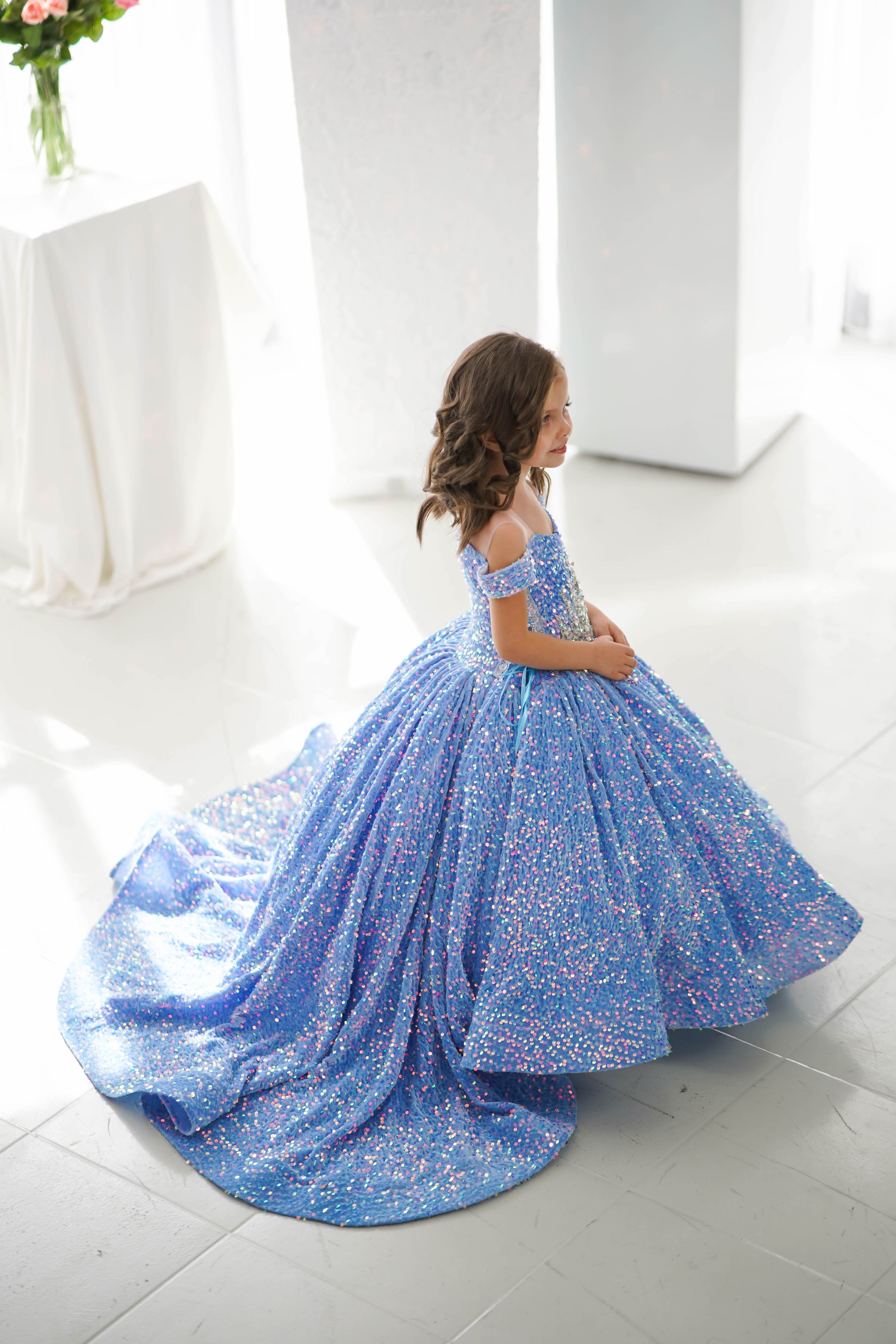 Pageant Gown For Girl (Multiple Colors)