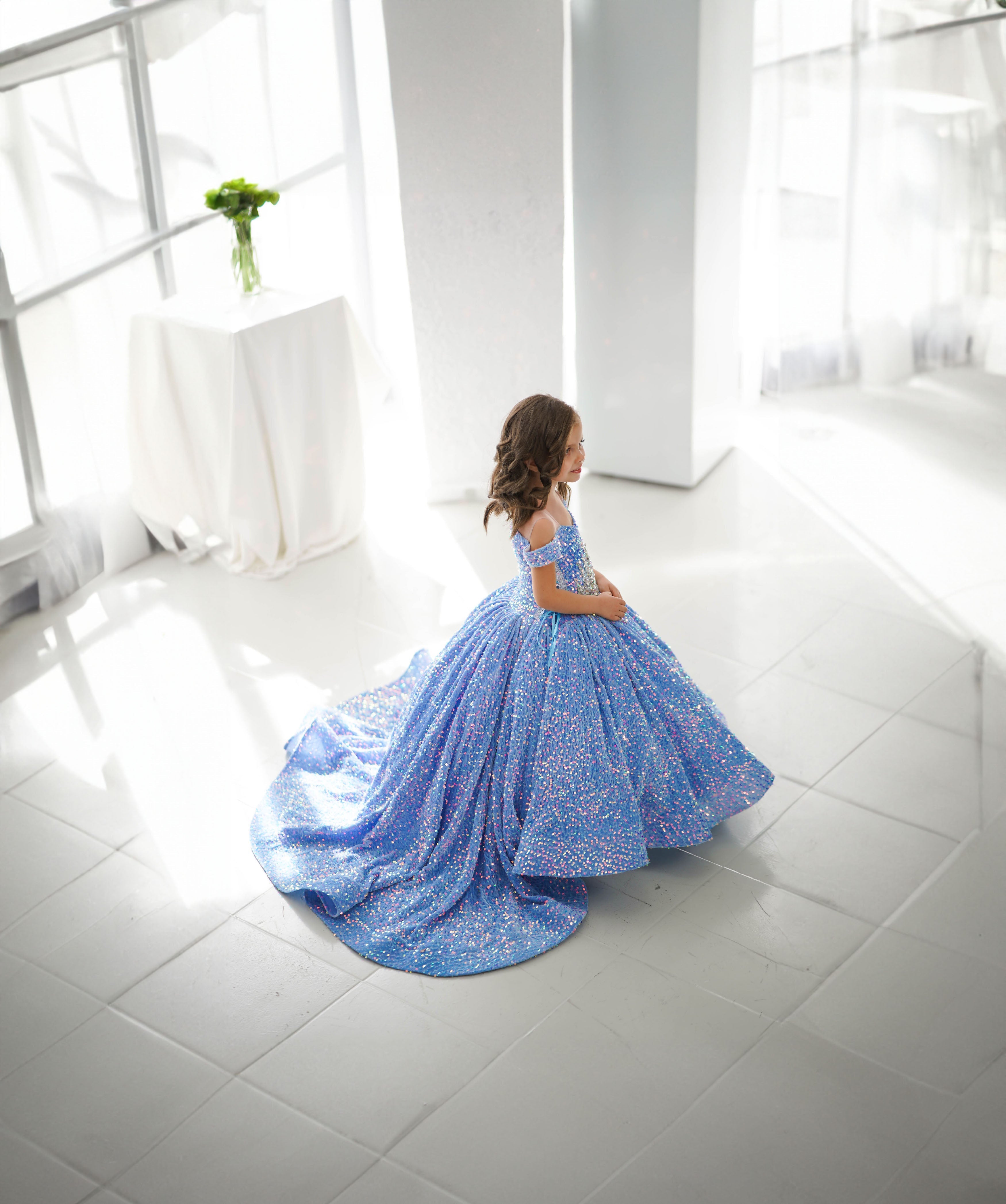 Pageant Gown For Girl (Multiple Colors)