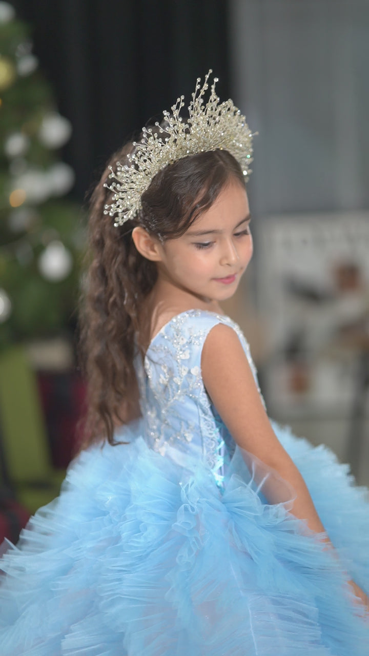 Birthday girl dress,Girls formal dress, First Baby Birthday Party Dress, Princess Girl Gown, Pageant Toddler Special Occasion Dress, White Luxury Christmas Pageant gown, Flower girl dress, red couture, Junior Bridesmaid dress, Maxi Prom Dress Ball Gown with Train,Baby Girl Princess Dress, stylish children&