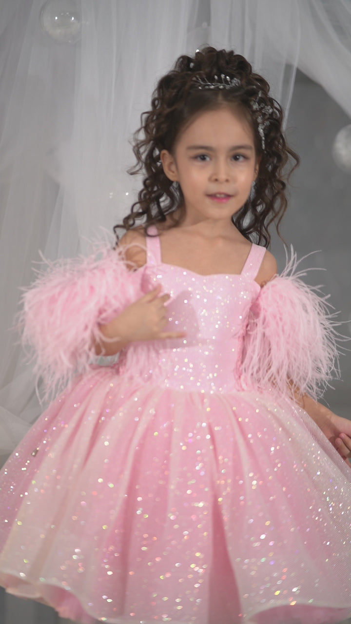  Blush pink birthday baby girl gown, first year birthday party dress, gown with train for baby, gorgeous fluffy dress for kids, tulle dress, Girls formal dress long, Ball dress for girls, Luxury dress for kids, Prom dress for kids, Blush dress, Toddler wedding dress, Tulle gown girls, Blush Flower Girl Dress, Lace flower girl dress, Girls ball gown, adorable girls&